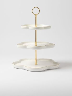 S&P Kringle 3 Tier Cake Stand White