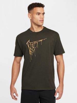 Mens Nike Max90 Basketball Black T-Shirt