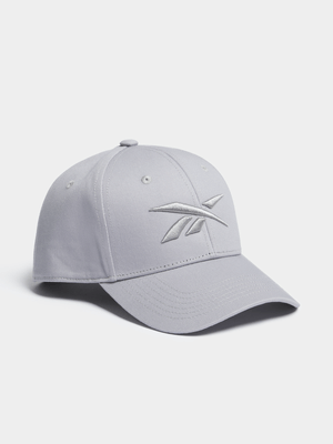 Unisex Reebok  Vector Baseball Pure Grey Cap