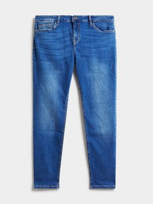 Women's Guess  Blue Power Skinny Low Rise Jeans