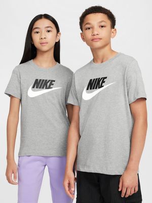 Youth Nike Sportswear Futura Grey Tee