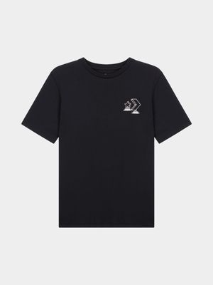 Converse Men's Skateboard Black T-Shirt