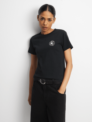 Converse Women's Chuck Taylor Black T-Shirt