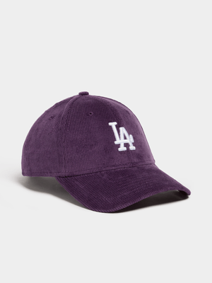 New Era Unisex 9FORTY  Los Angeles Corduroy Purple/White Cap