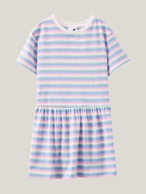 Cotton On Kids Girl Multi Willow Short Sleeve Dress