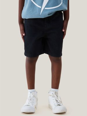 Cotton On Kids Boy Black Regular Fit Shorts