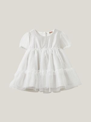 Cotton On Baby Silver The Tullulah Tulle Dress