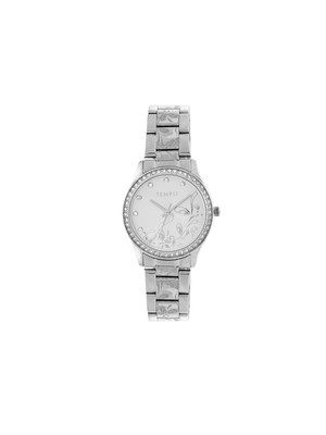 Tempo Ladies Silver Tone Bracelet Watch