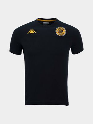 Mens Kappa Kaizer Chiefs Ametop Am Black Tee