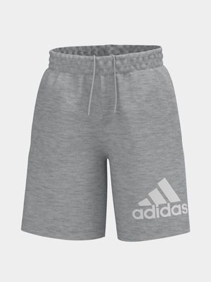 Boys Toddler adidas Brand Love Grey Shorts