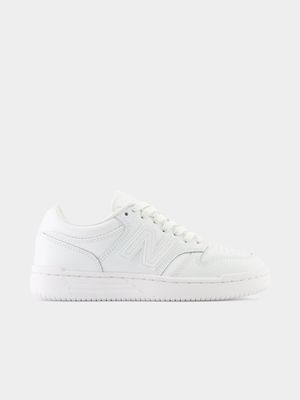 New Balance Junior 480 White Sneaker