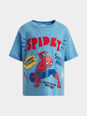 Jet Younger Boys Blue Spidey T-Shirt