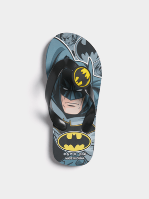 Jet Older Boys Black Batman Flip Flops