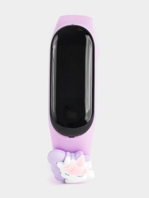 Girl's Purple  Digital Unicorn Watch