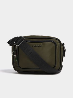 Fabiani Men's Nylon Fatigue Xbody Bag