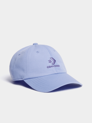 Converse Logo Lock-Up Purple Baseball Cap