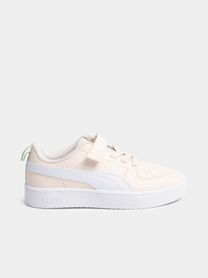 Kids Puma Rickie Ac+ Ps Rose/White Sneaker