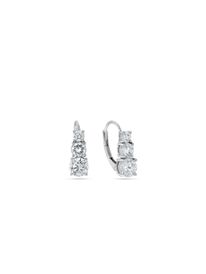 Cheté Sterling Silver Cubic Zirconia Women’s Journey Drop Earrings