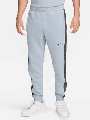 Mens Nike Sportswear Light Blue Fleece Joggers