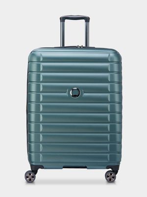 Delsey Shadow 5.0 70cm Green 4Dw Trolley Case