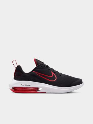 Junior Grade-School Nike Zoom Arcadia 2 Black/Red/White Running Shoes