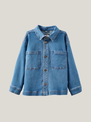 Cotton On Kids Boy Blue Regular Denim Jacket