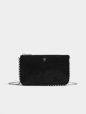 Studded Zip Crossbody Bag