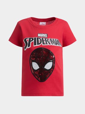 Jet Younger Boys Red SpidermanT-Shirt