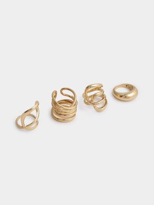 4 Pack Organic Loop Rings