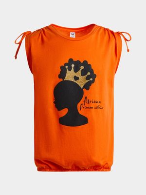 Jet Older Girls Orange Tie Vest