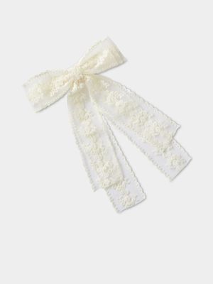 Women's Cotton On Cream Tilly Hair Bow