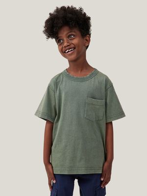 Cotton On Kids Boy Green The Essential Short Sleeve T-shirt