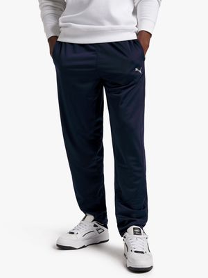 Mens Puma Tricot Navy Pants