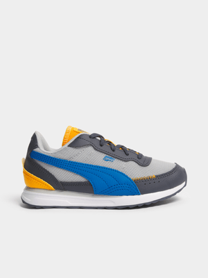 Puma Kids Road Rider Grey/Blue Sneaker