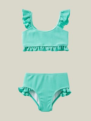 Cotton On Kids Girl Green Emily Bikini Set