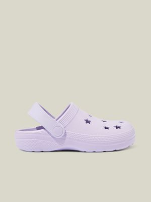 Cotton On Kids  Purple Beach Clog Sandals