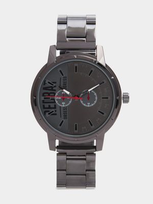 Redbat Athletics Black Metal Watch