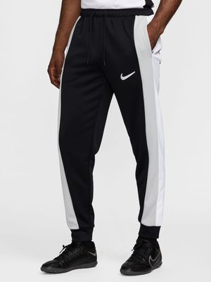 Mens Nike Dri-Fit Academy Colourblock Tricot Black/White/Grey Pants