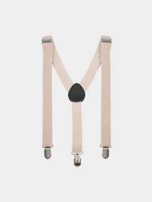 Men's Markham Dapper Beige Suspenders