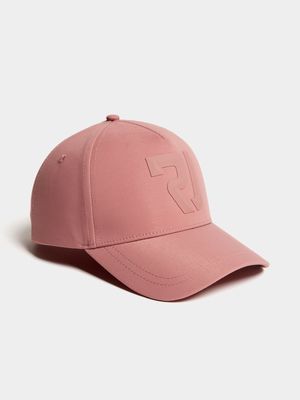 Men's Relay Jeans 6 Panel Plastisol Dusty Pink Peak Cap