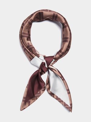 FF Monogram Printed Scarf