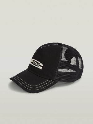 G-Star Men's Avernus Trucker Black Cap