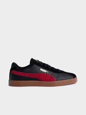 Mens Puma Club II Year Of Sports Black/Red Sneaker