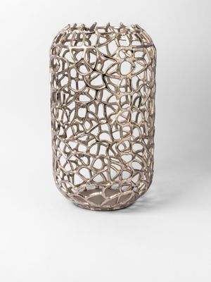 Squiggle Pillar Candle Holder 51cm