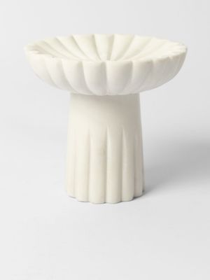 Tall Footed Marble Bowl 15cm