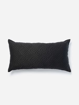 Guest House Athena Lumbar Pillow Black 35x70