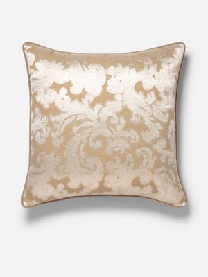 Grace Demask Adoni Scatter Cushion Goldi 60x60cm