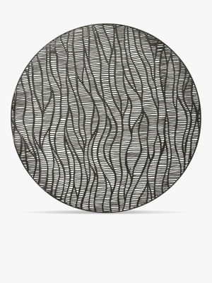 Waves Placemat Black 38cm
