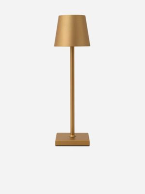 Rechargeable Table Lamp Gold 38cm