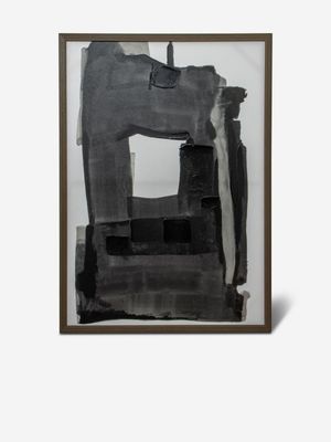 Black Abyss No 2 Framed Handmade Oil 70x100cm